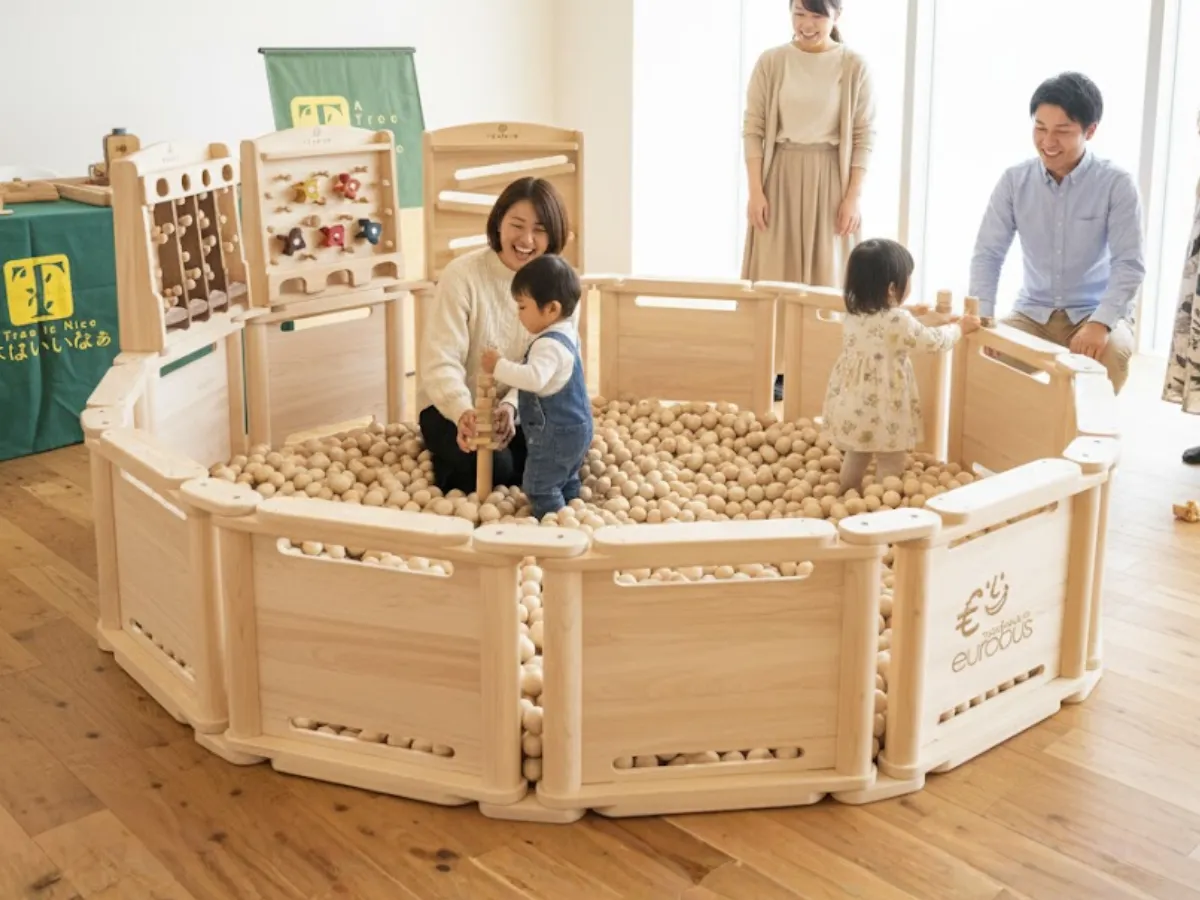 木の玉ボールプール