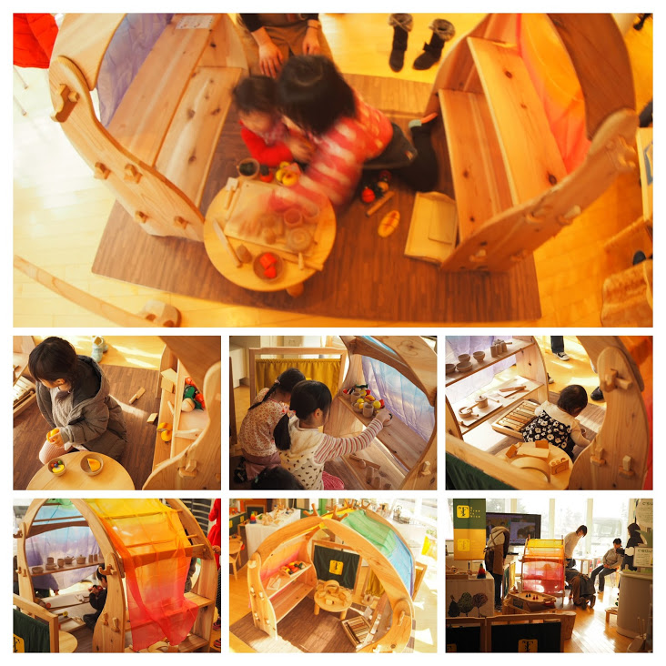 グッド・トイ 木育おもちゃの広場 キャラバンの様子 シュタイナー